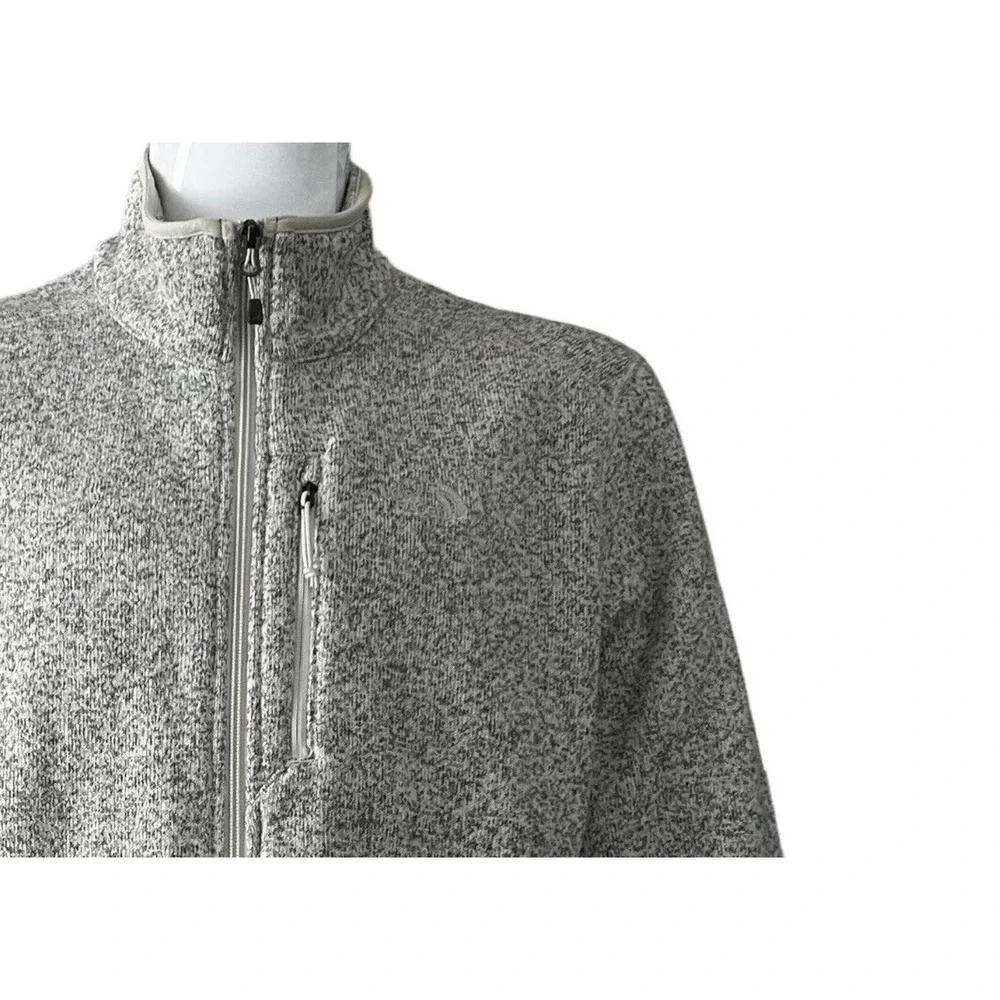 The North Face Jacket Men Size XL‎ Fleece Full Zip Heather Grey Jacket
